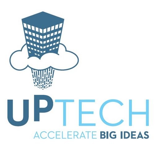 UpTech logo with "Accelerate Big Ideas" tagline