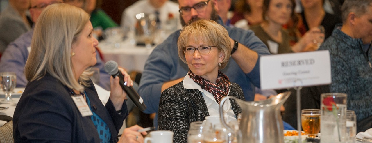 Shane Meeker, 22 year veteran at P&G spoken during the Goering’s Luncheon Series at Radisson Hotel Cincinnati Riverfront in Covington, Kentucky, UC/Joseph Fuqua II 
