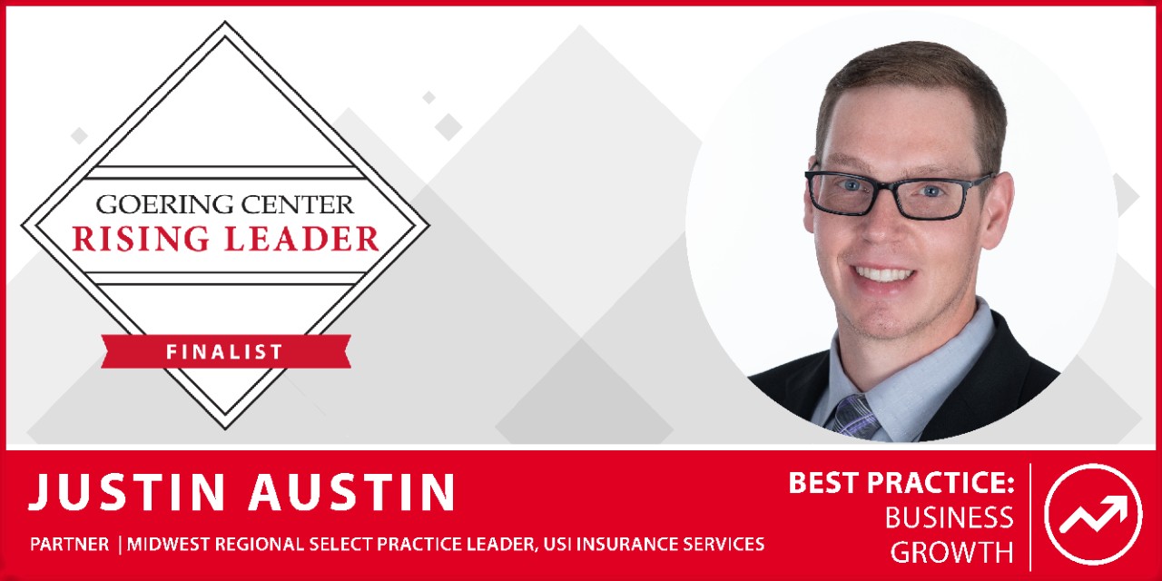 Justin Austin, USI Insurance Services, Rising Leader Finalist