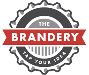 The Brandery logo with "Tap Your Idea" tagline