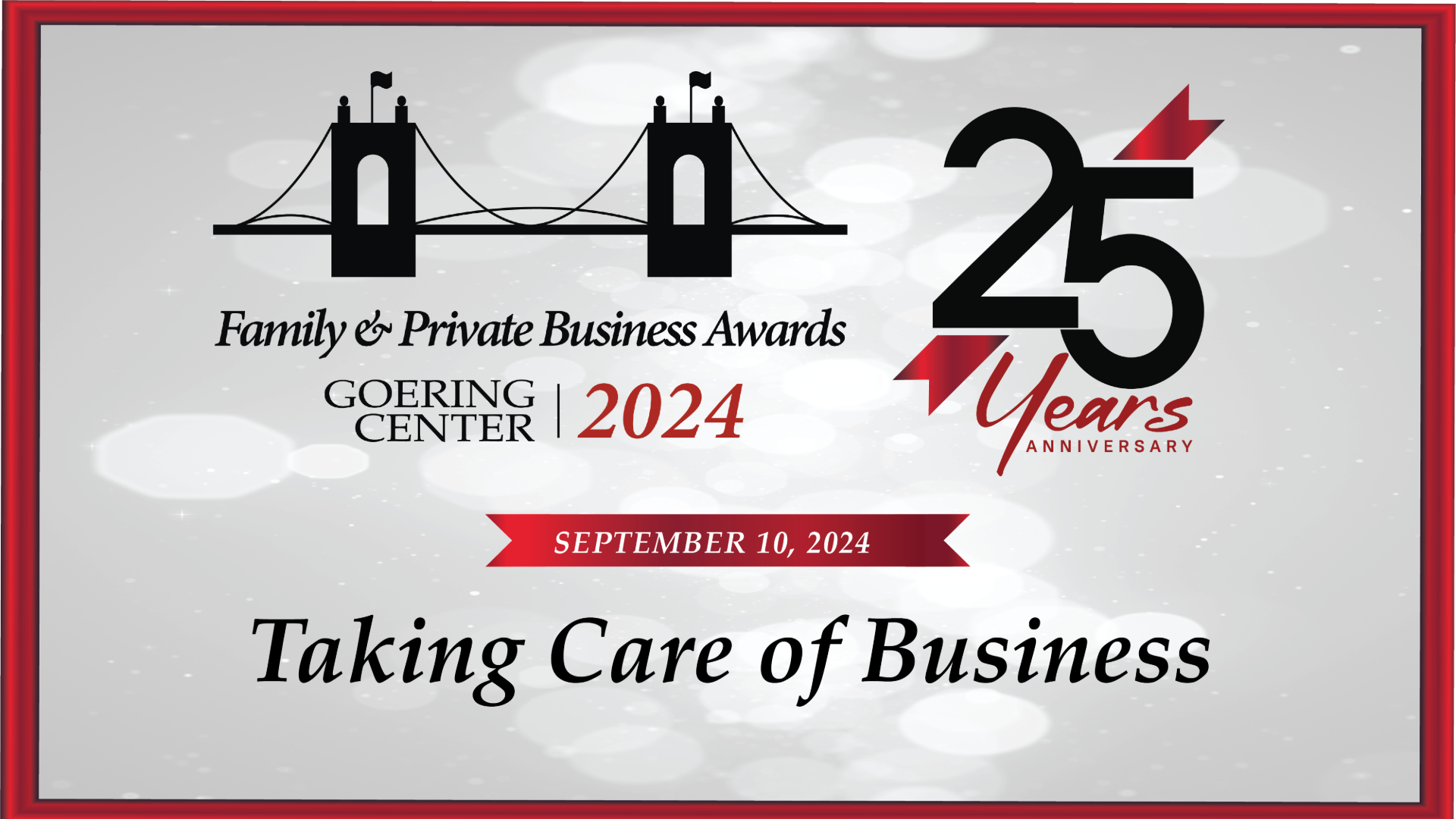 Goering Center 25th Annual Awards Ad 